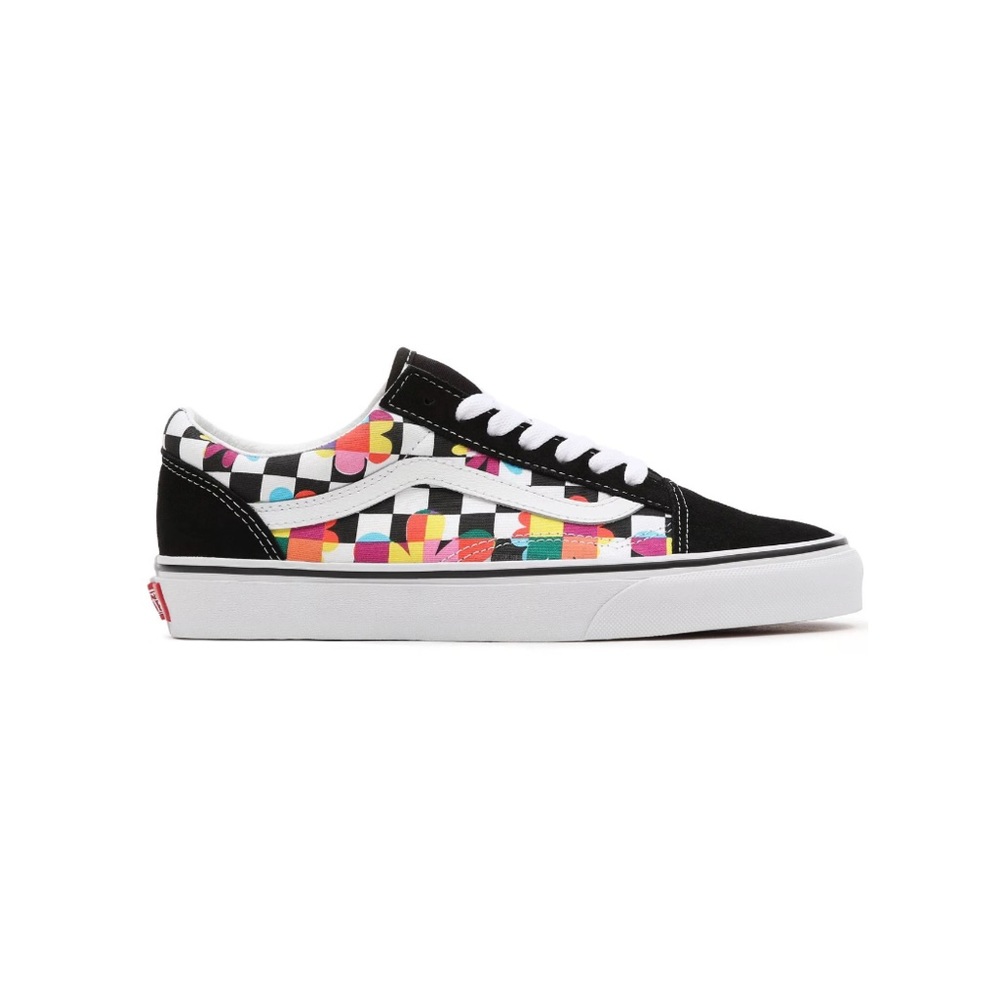 VANS Old Skool Sneakers in Floral Checkerboard